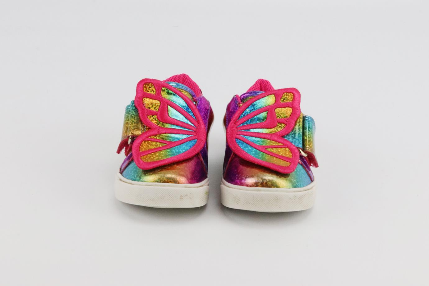 SOPHIA WEBSTER BABY GIRLS RAINBOW LEATHER SNEAKERS EU 21 UK 4.5