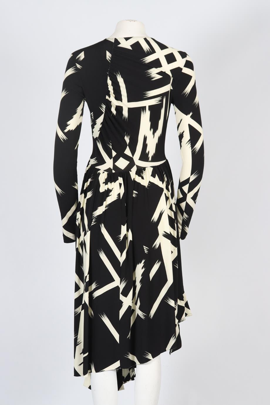 PREEN BY THORNTON BREGAZZI PRINTED JERSEY MAXI DRESS MEDIUM