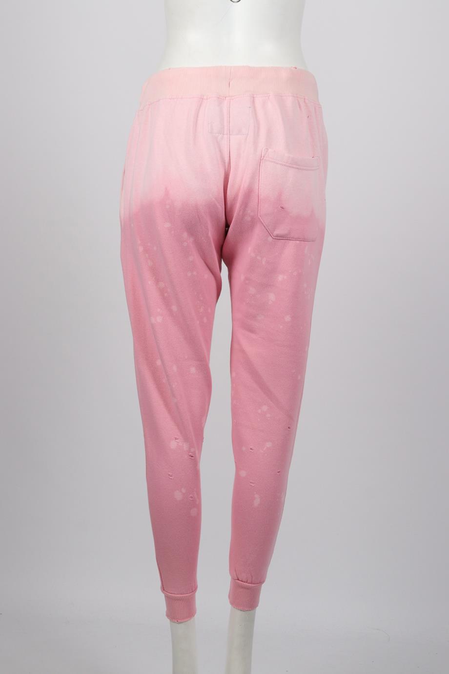 LA DITRESSE COTTON BLEND TRACK PANTS SMALL