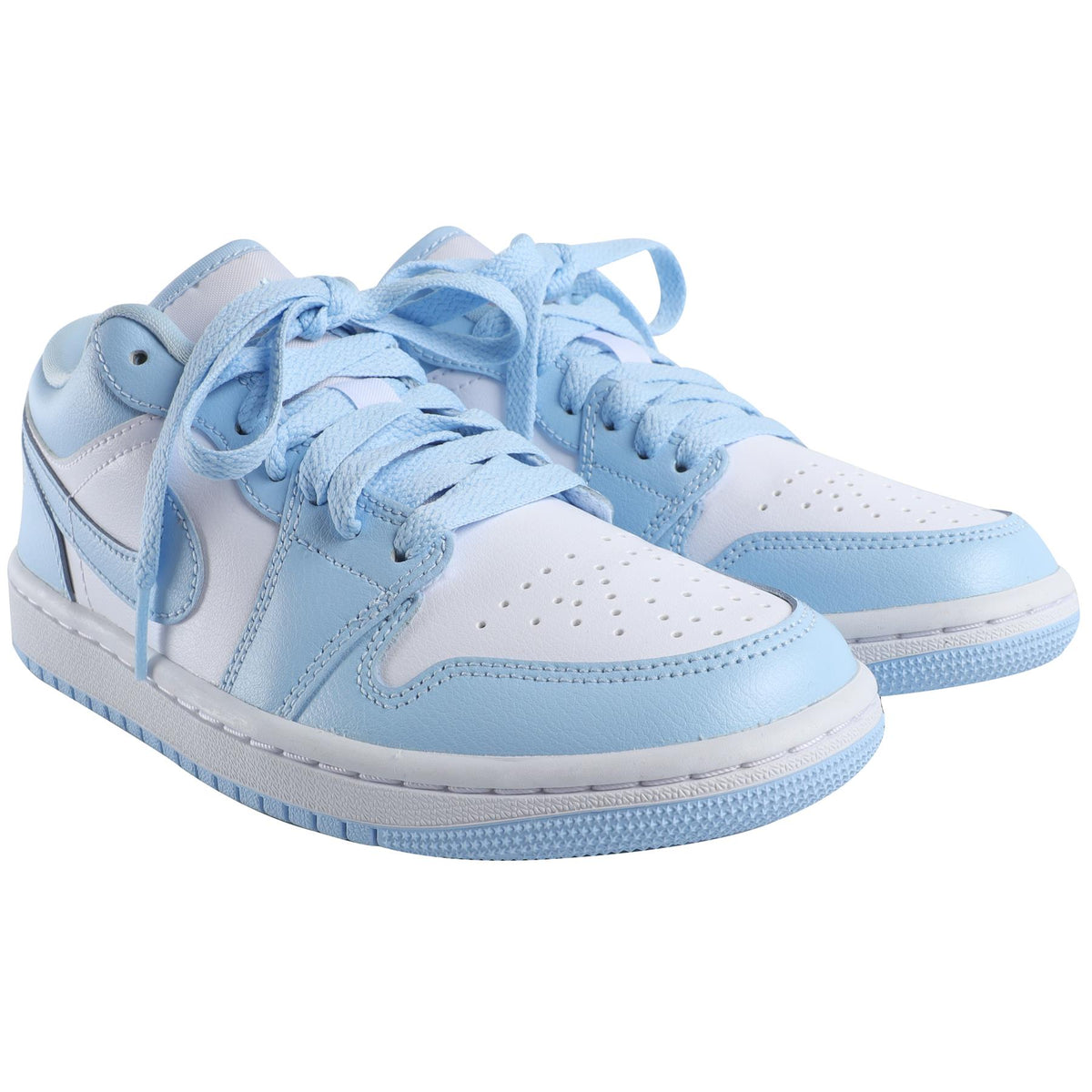 NIKE BLUE KIDS LEATHER SNEAKERS EU 35.5 UK 3 US 3.5