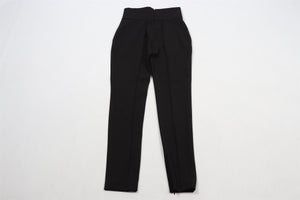 ALEXANDRE VAUTHIER BLACK WOOL BLEND SKINNY PANTS FR 36 UK 8