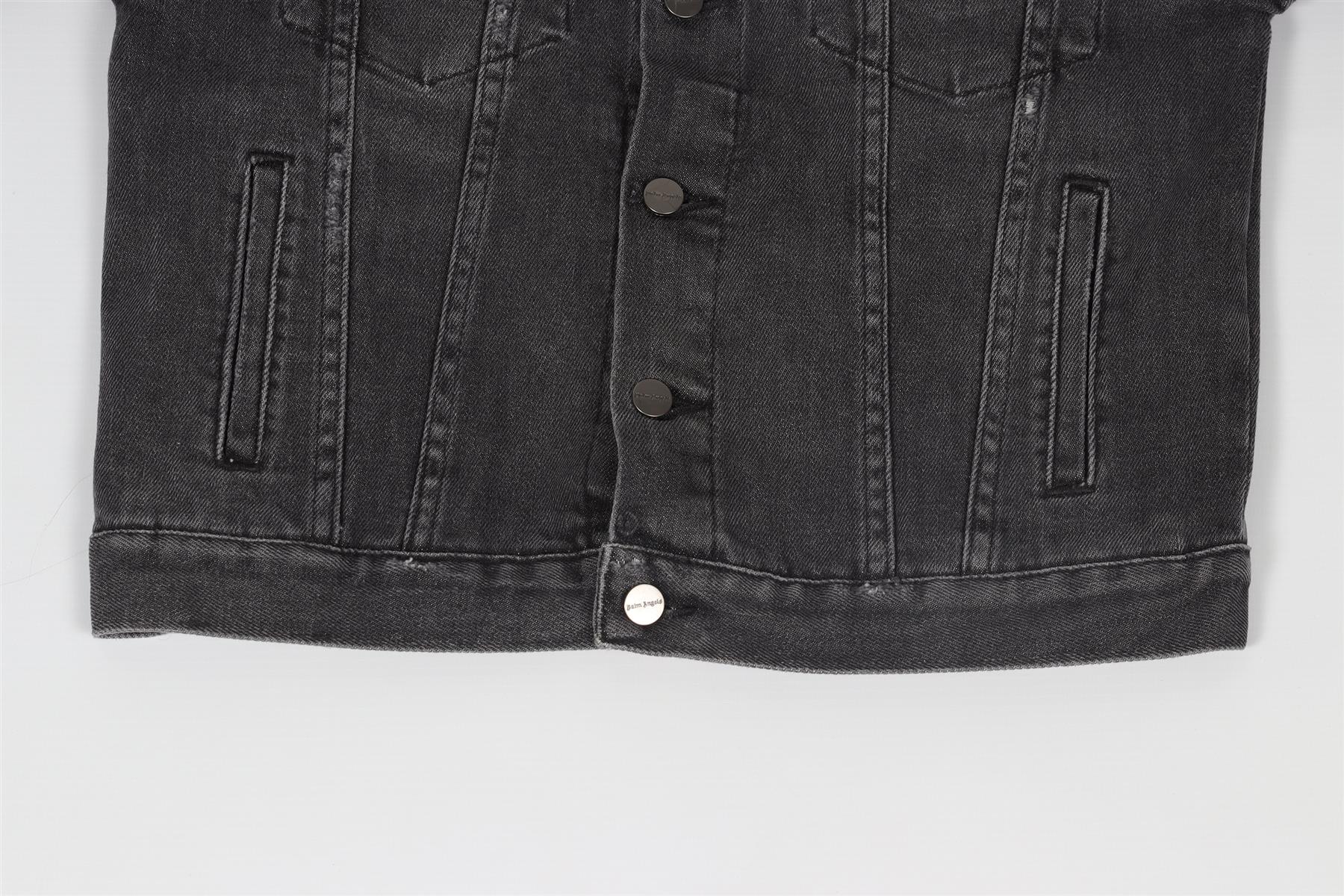 PALM ANGELS GREY KIDS BOYS JACKET 8 YEARS