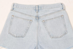 AGOLDE BLUE HIGH RISE DENIM SHORTS W28 UK 10