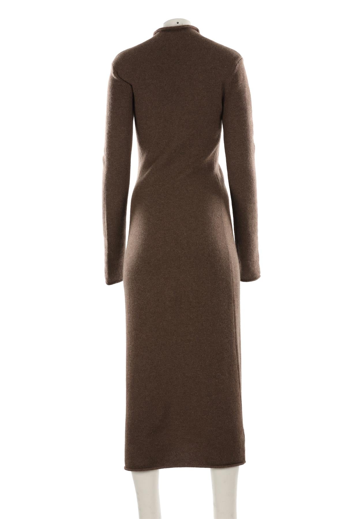 REFORMATION BROWN CASHMERE MAXI DRESS MEDIUM