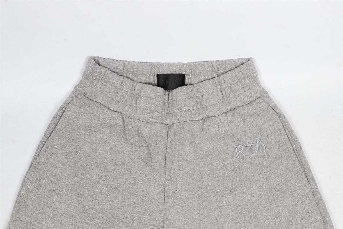RTA GREY COTTON STRAIGHT LEG PANTS XSMALL