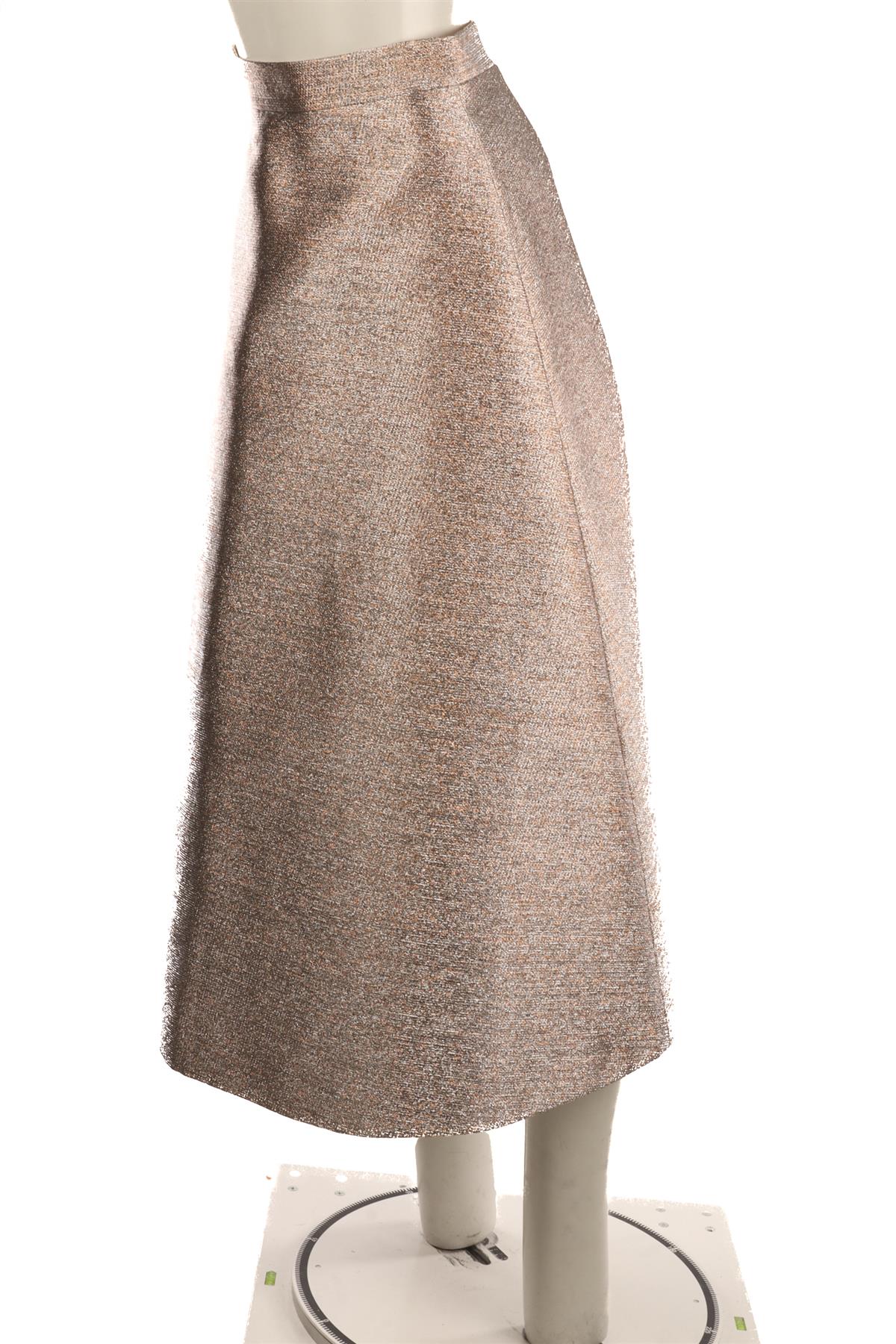 EMILIA WICKSTEAD PINK WOOL MAXI SKIRT UK 10