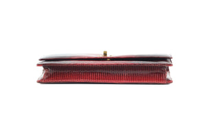 BVLGARI RED LIZARD CLUTCH