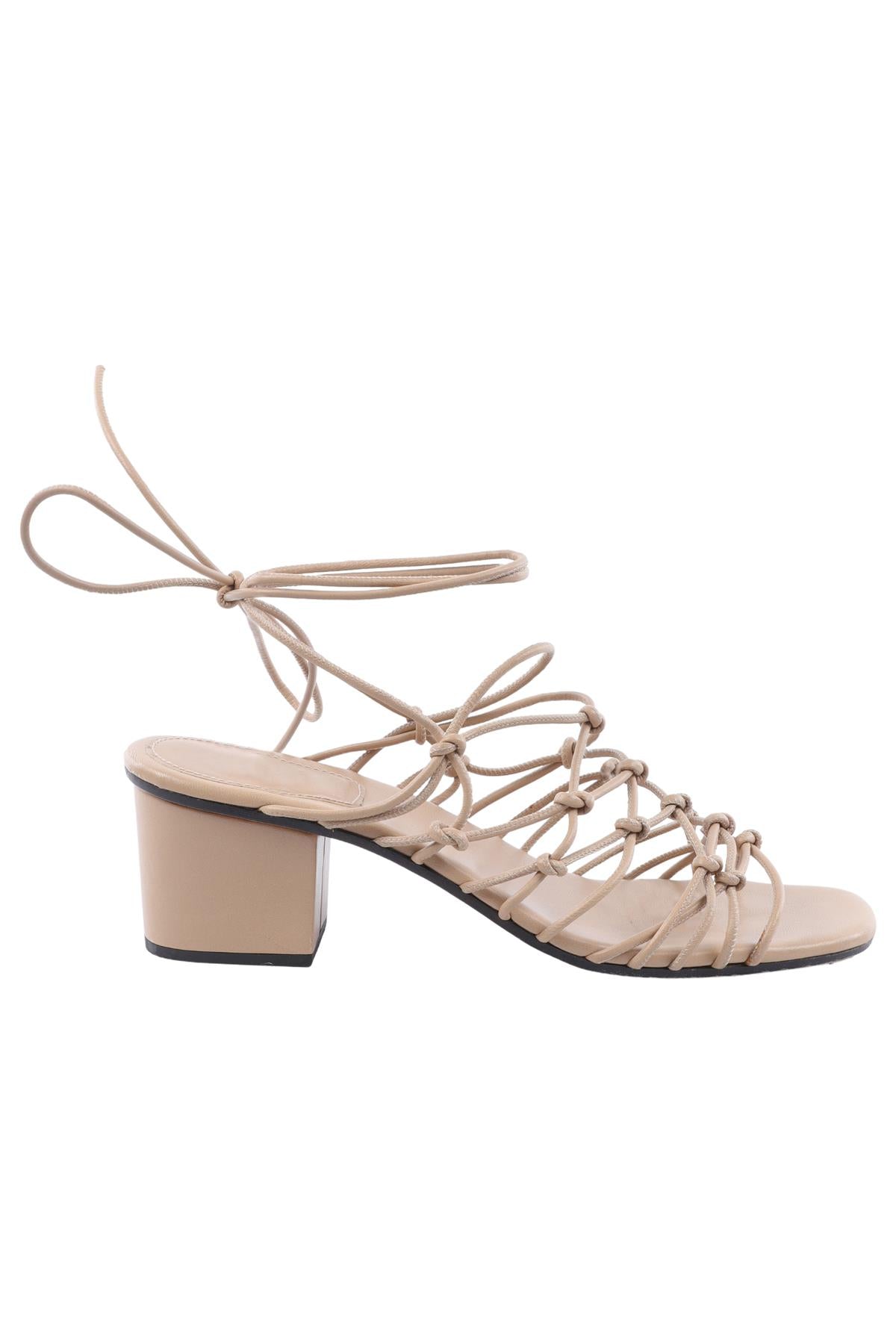 CHLOÉ BEIGE LEATHER SANDALS EU 38.5 UK 5.5 US 8.5