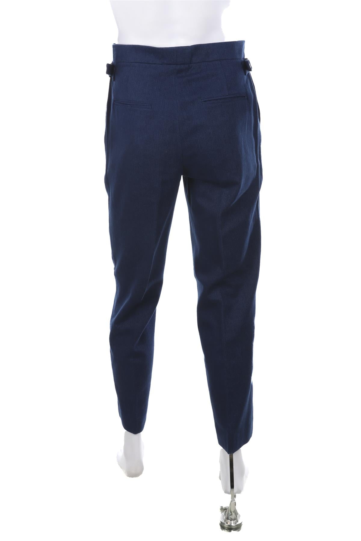 KING & TUCKFIELD BLUE MENS COTTON SHIRT AND TROUSERS SET SMALL