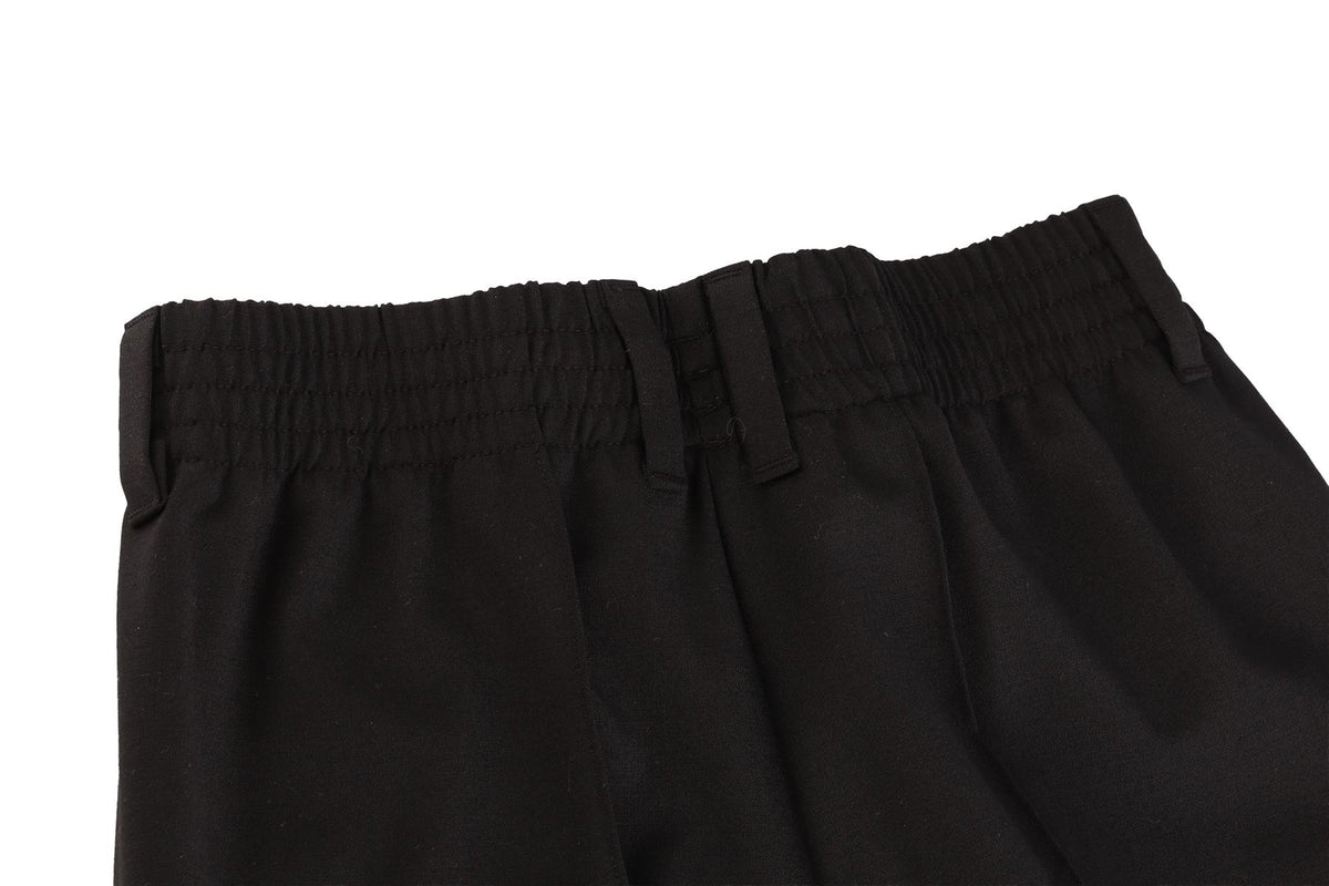 FENDI BLACK WOOL STRAIGHT LEG PANTS IT 36 UK 4