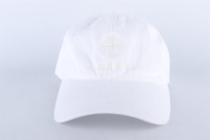 ANINE BING WHITE COTTON BASEBALL CAP ONE SIZE