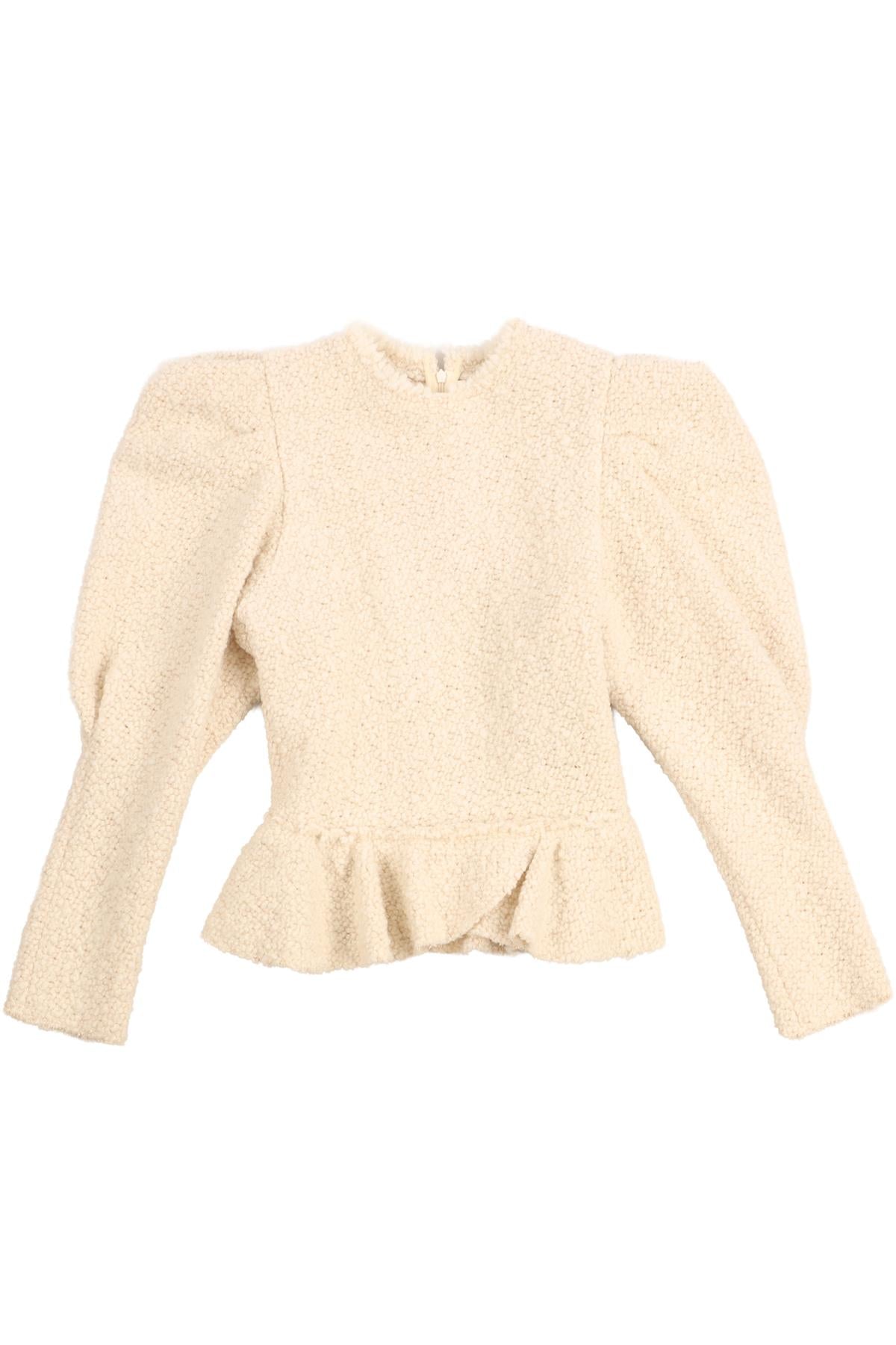 ISABEL MARANT CREAM WOOL TOP FR 36 UK 8