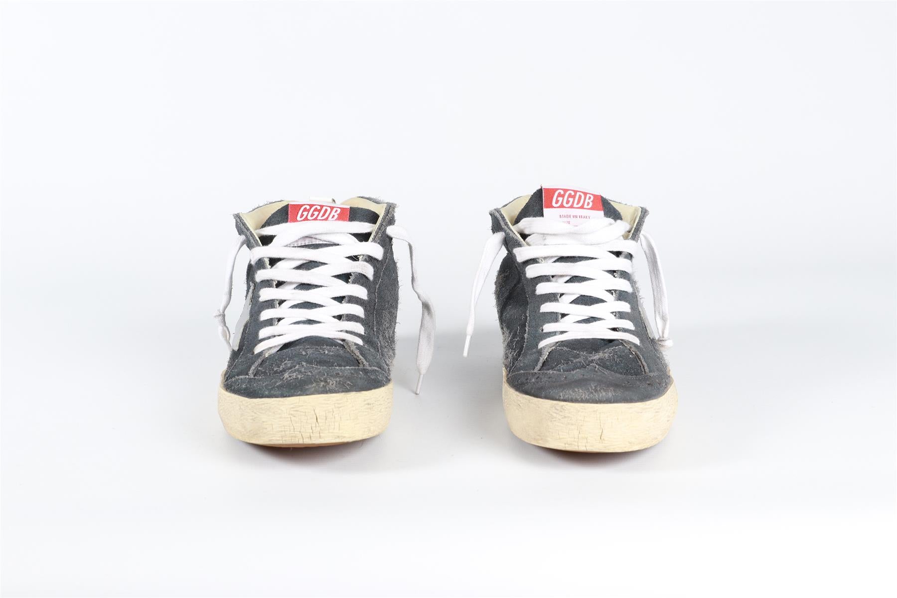 GOLDEN GOOSE DELUXE BRAND BLUE MIDSTAR SUEDE SNEAKERS