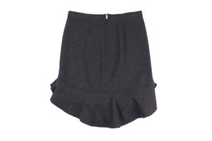 ISABEL MARANT BLACK WOOL MINI SKIRT FR 34 UK 6
