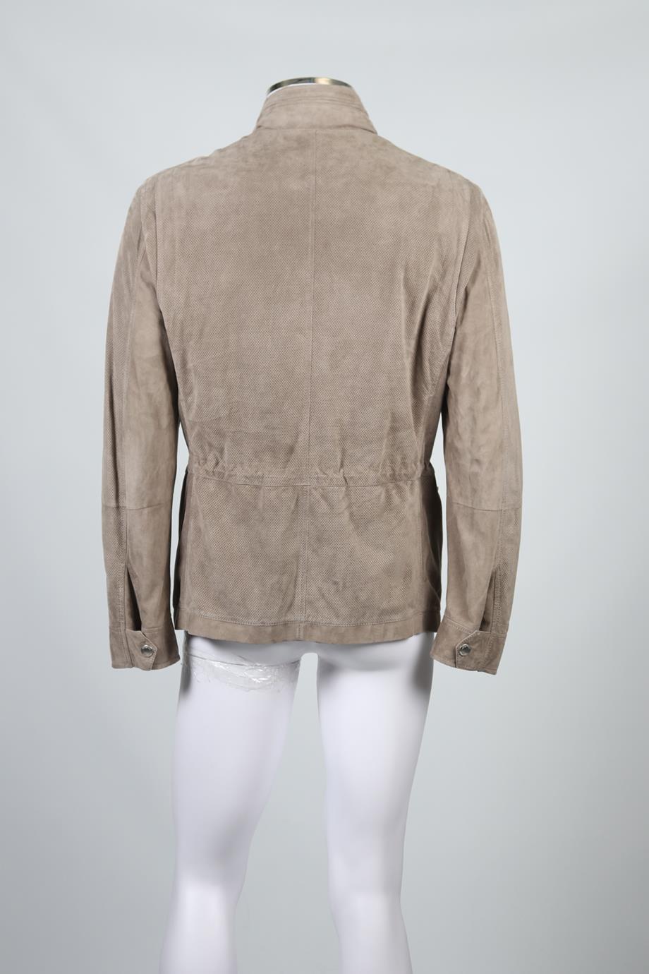 BRUNELLO CUCINELLI MEN'S SUEDE JACKET MEDIUM