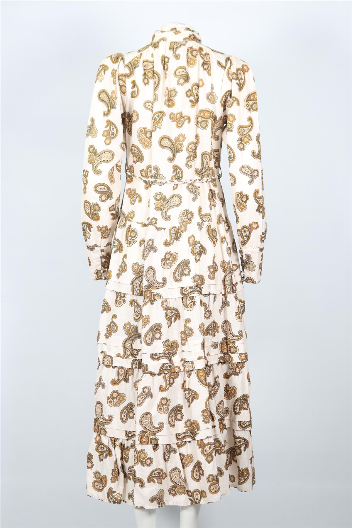 ALÉMAIS LINEN MAXI DRESS UK 8