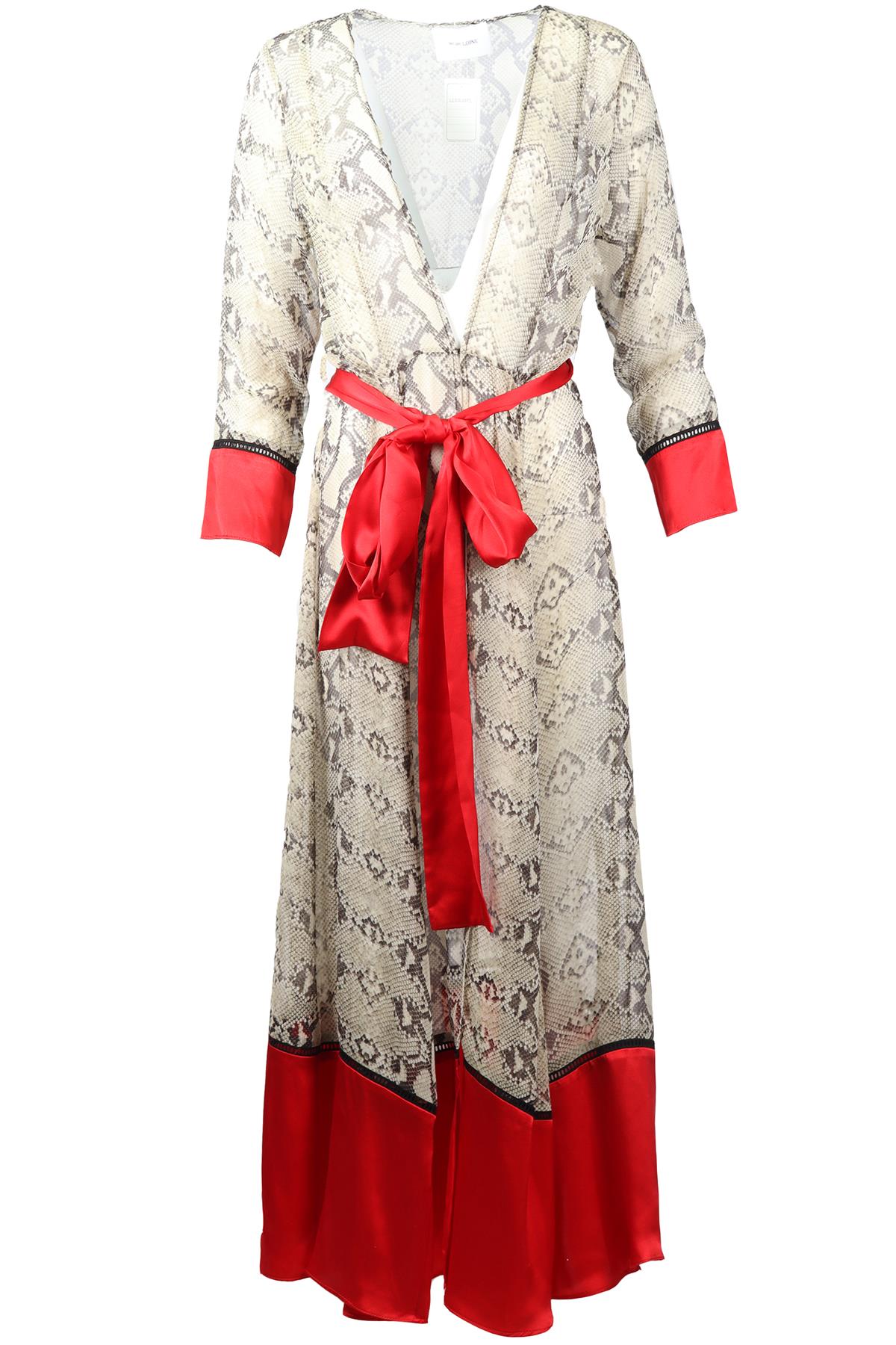 WE ARE LEONE SILK ROBE MEDIUM-LARGE