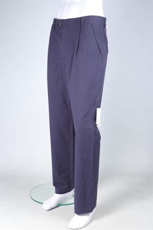 CORRIDOR NAVY MEN'S COTTON STRAIGHT LEG PANTS UK/US W30