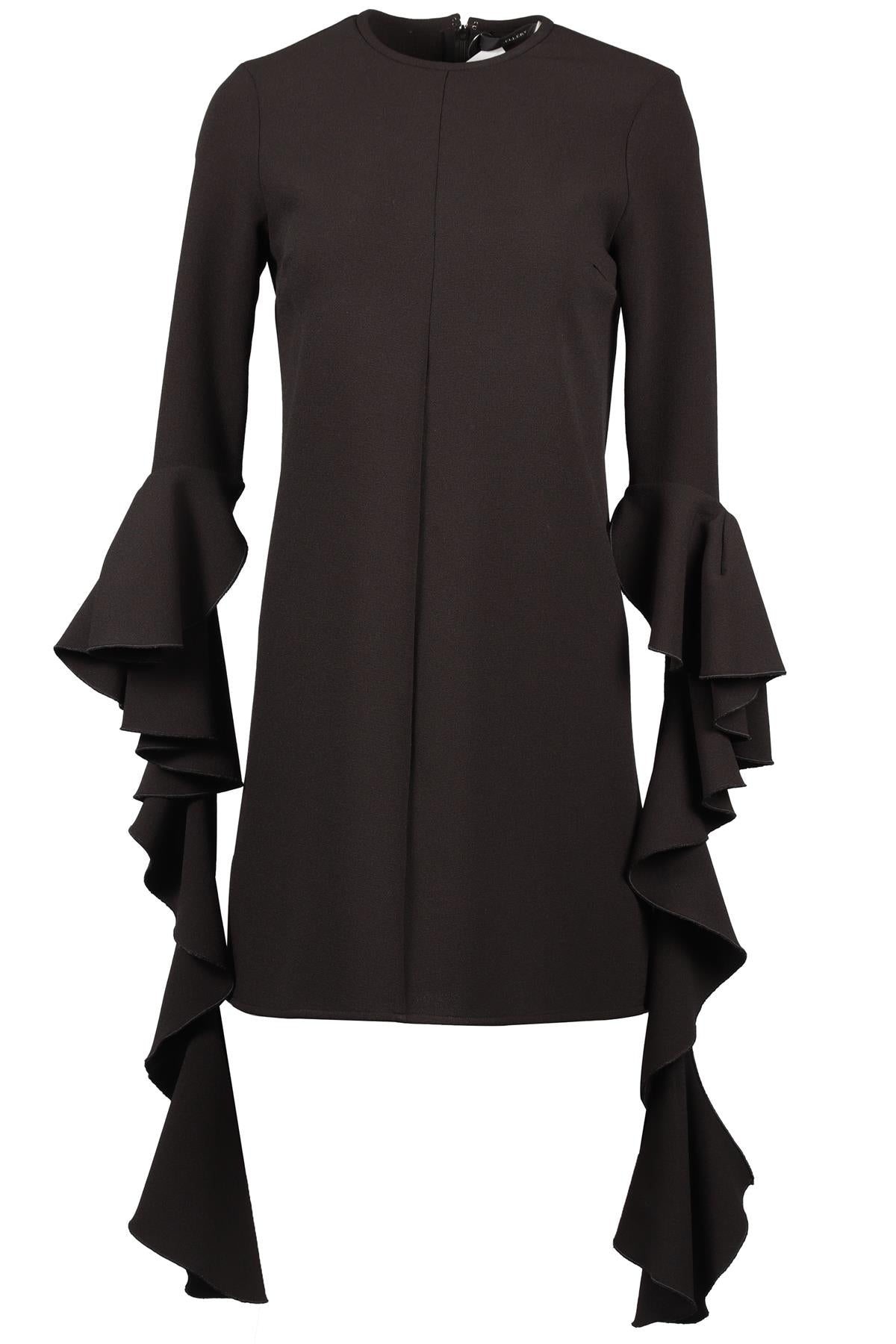 ELLERY BLACK CREPE MINI DRESS AUS 6 UK 4