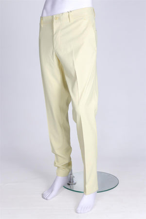 J LINDBERG YELLOW MEN'S JERSEY STRAIGHT LEG PANTS