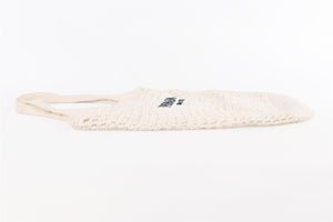 PRADA WHITE RAFFIA TOTE BAG