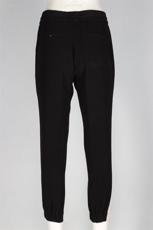 ME+EM BLACK TAPERED PANTS UK 8