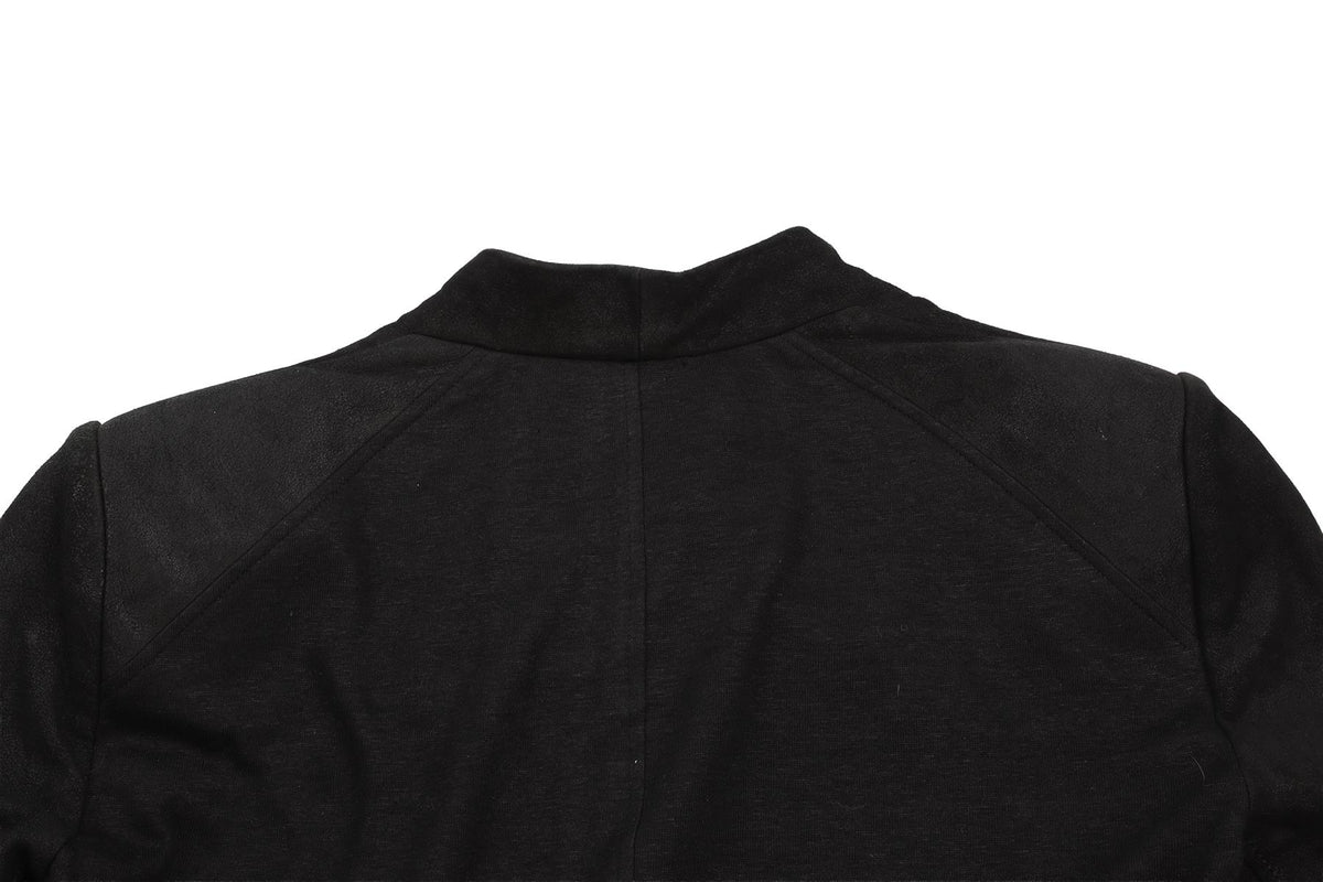 HELMUT LANG BLACK LINEN JACKET SMALL