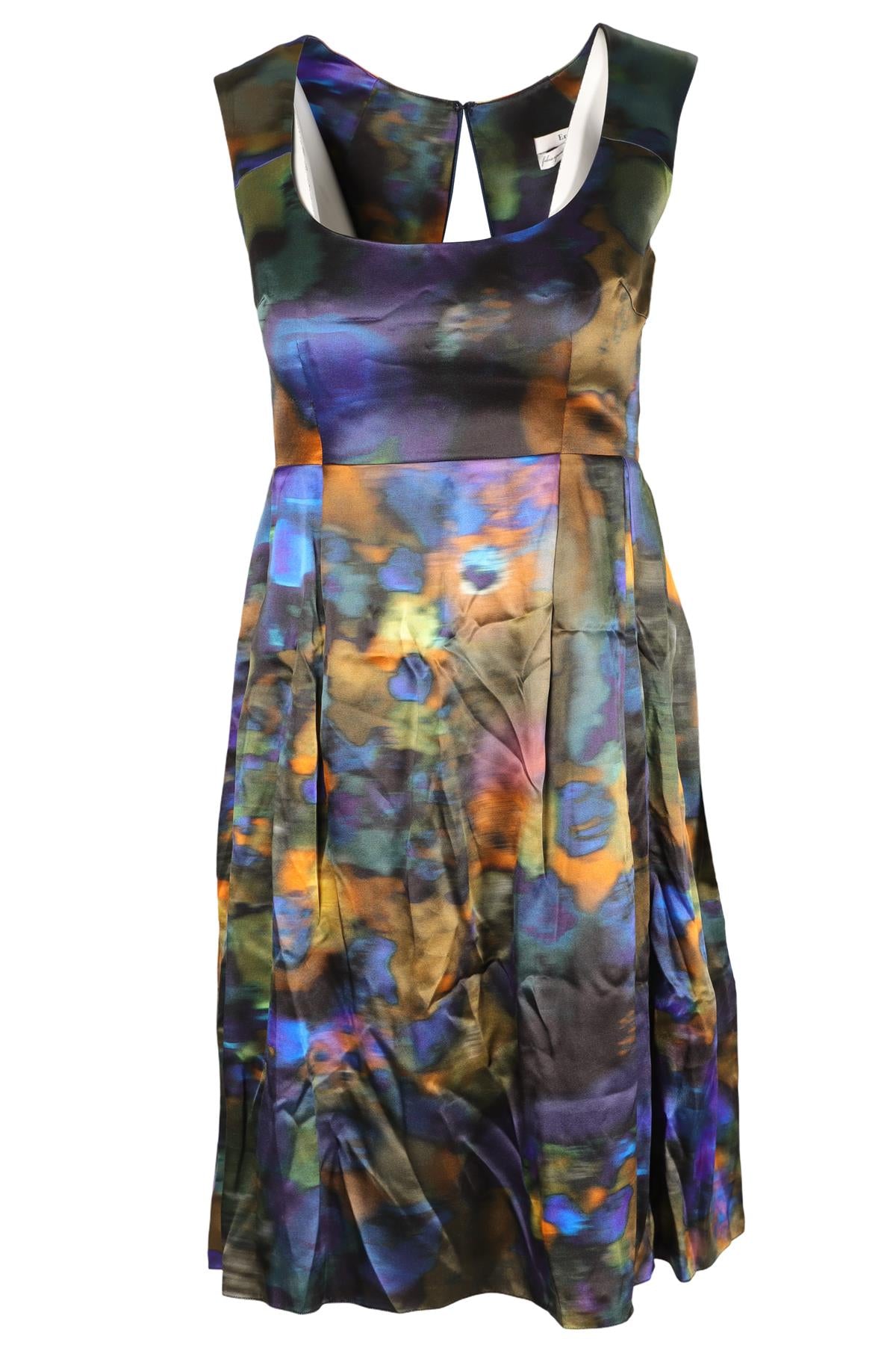 ERDEM MULTI SILK MINI DRESS UK 8