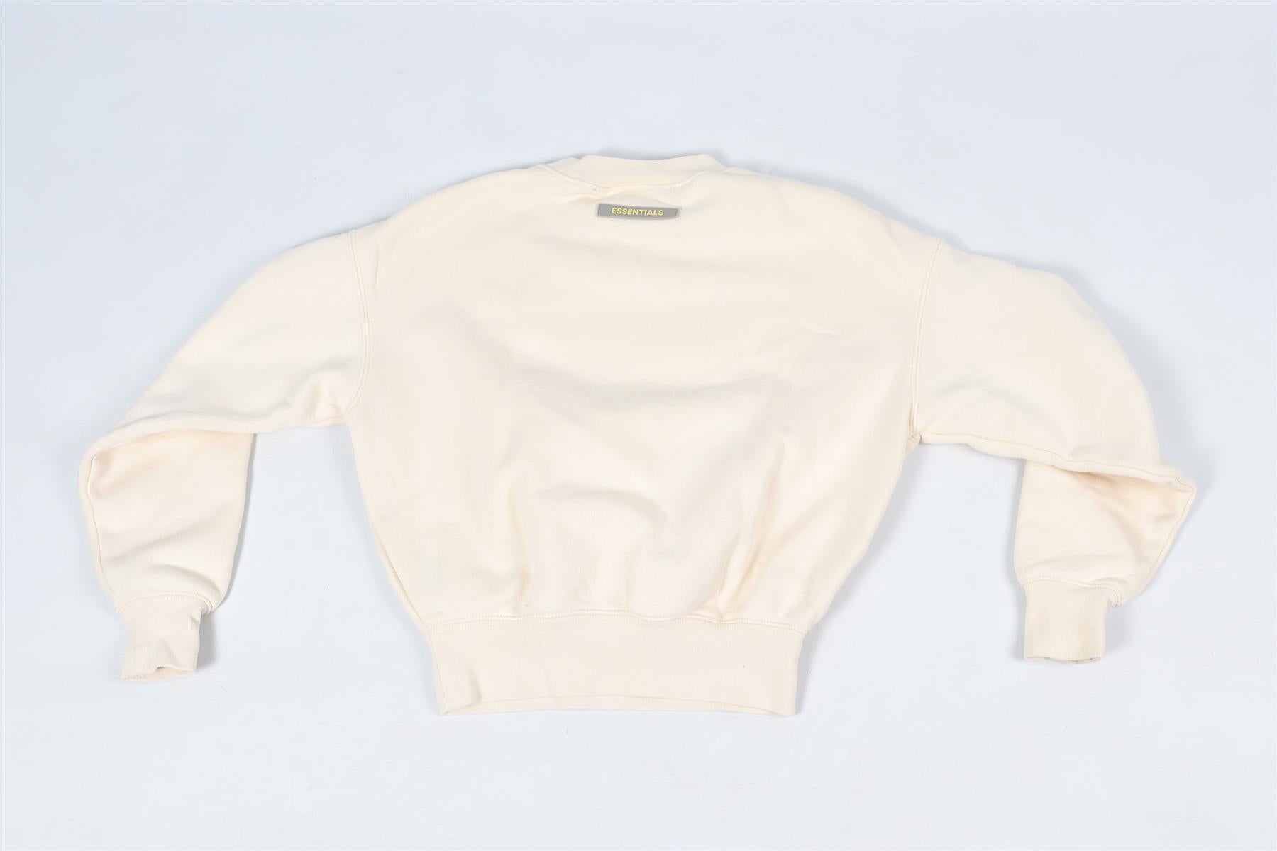 FEAR OF GOD CREAM KIDS BOYS COTTON SWEATSHIRT 6-7 YEARS