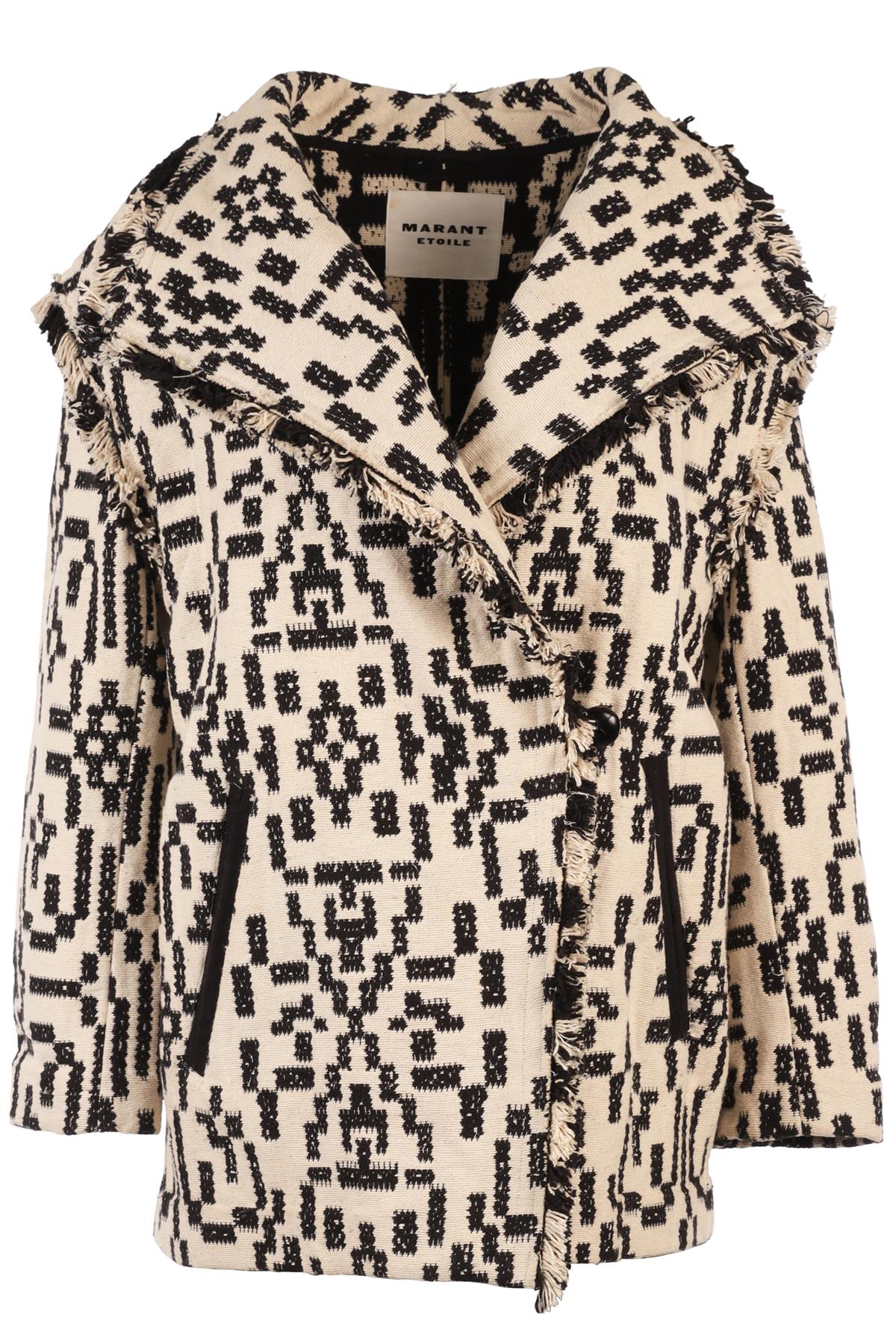 ISABEL MARANT ETOILE ECRU COTTON JACKET FR 38 UK 10
