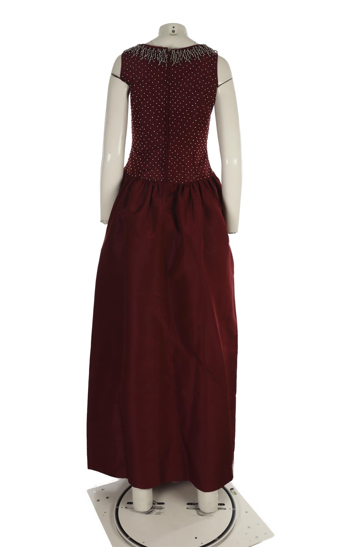 DOLCE & GABBANA RED MAXI DRESS IT 40 UK 8
