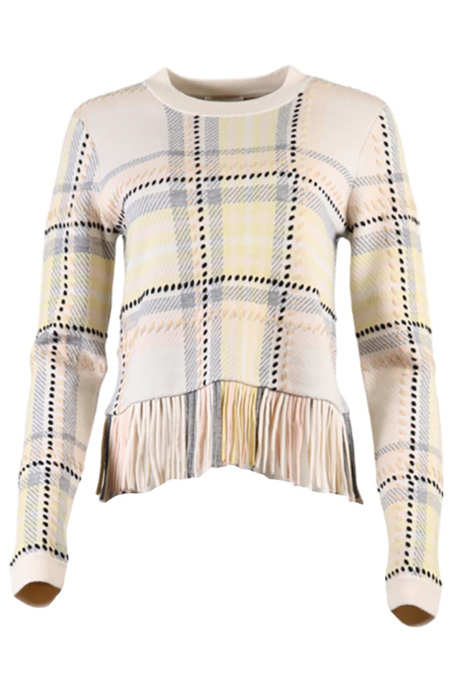 CHLOÉ WOOL AND CASHMERE BLEND SWEATER SMALL