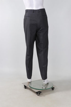 BRONI SUPER150S GREY MEN'S WOOL TWO PIECE SUIT IT 46 UK/US 36