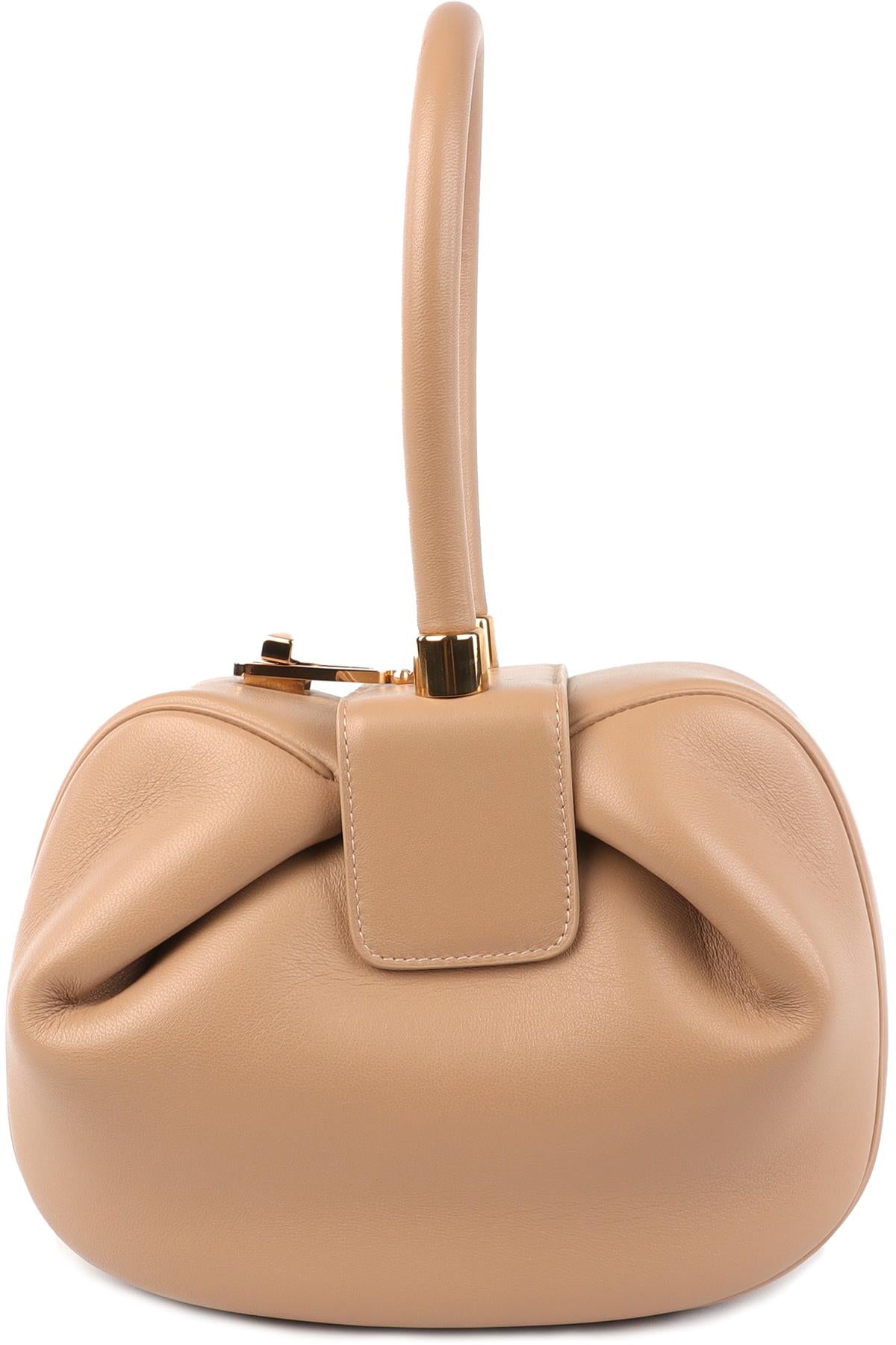 GABRIELA HEARST BEIGE NINA LEATHER TOTE BAG