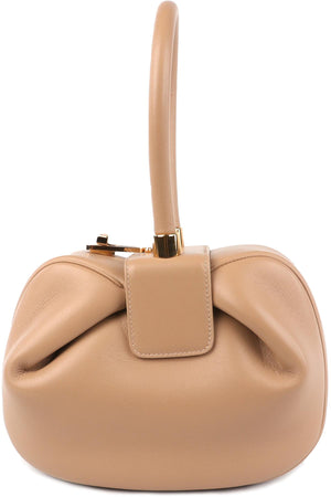 GABRIELA HEARST BEIGE NINA LEATHER TOTE BAG