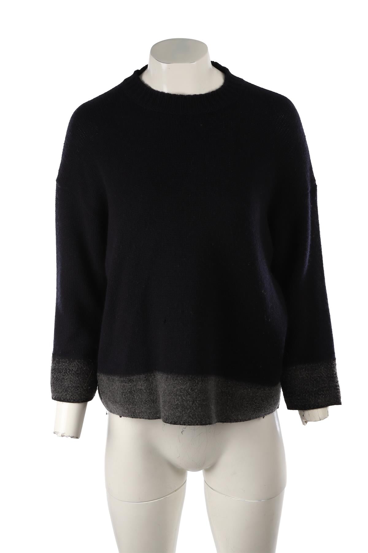 NAVY CASHMERE JUMPER