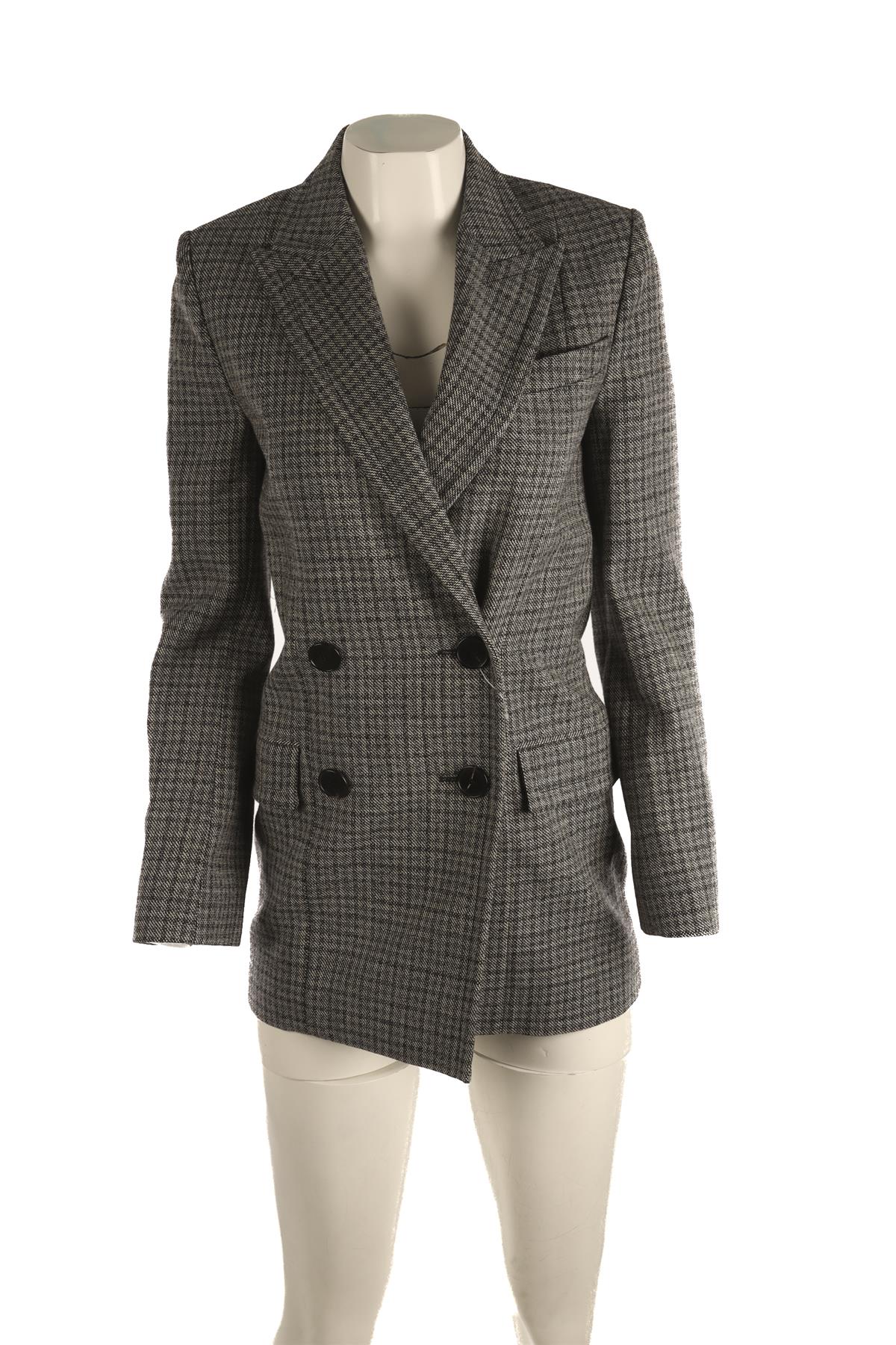 GIVENCHY GREY WOOL BLAZER FR 34 UK 6