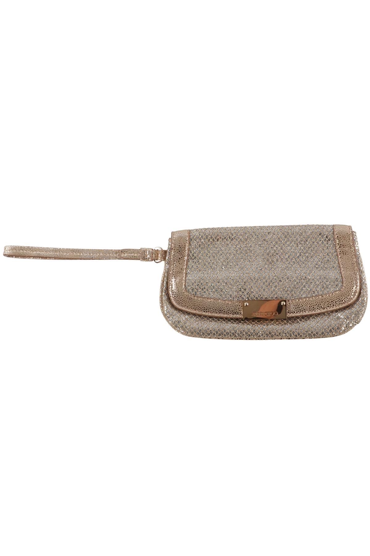 SILVER GLITTER CLUTCH