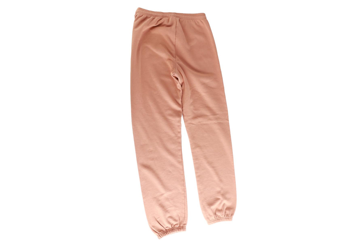 SKIMS BEIGE COTTON TRACK PANTS MEDIUM