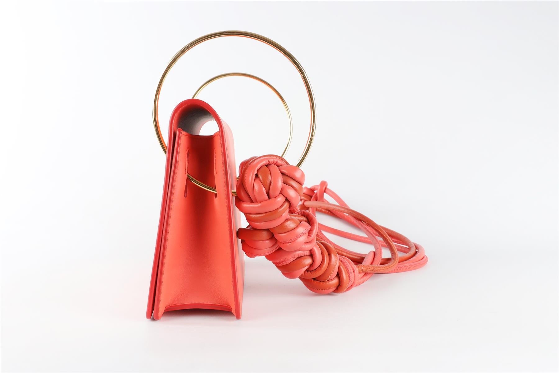 ROKSANDA ORANGE DIA LEATHER SHOULDER BAG