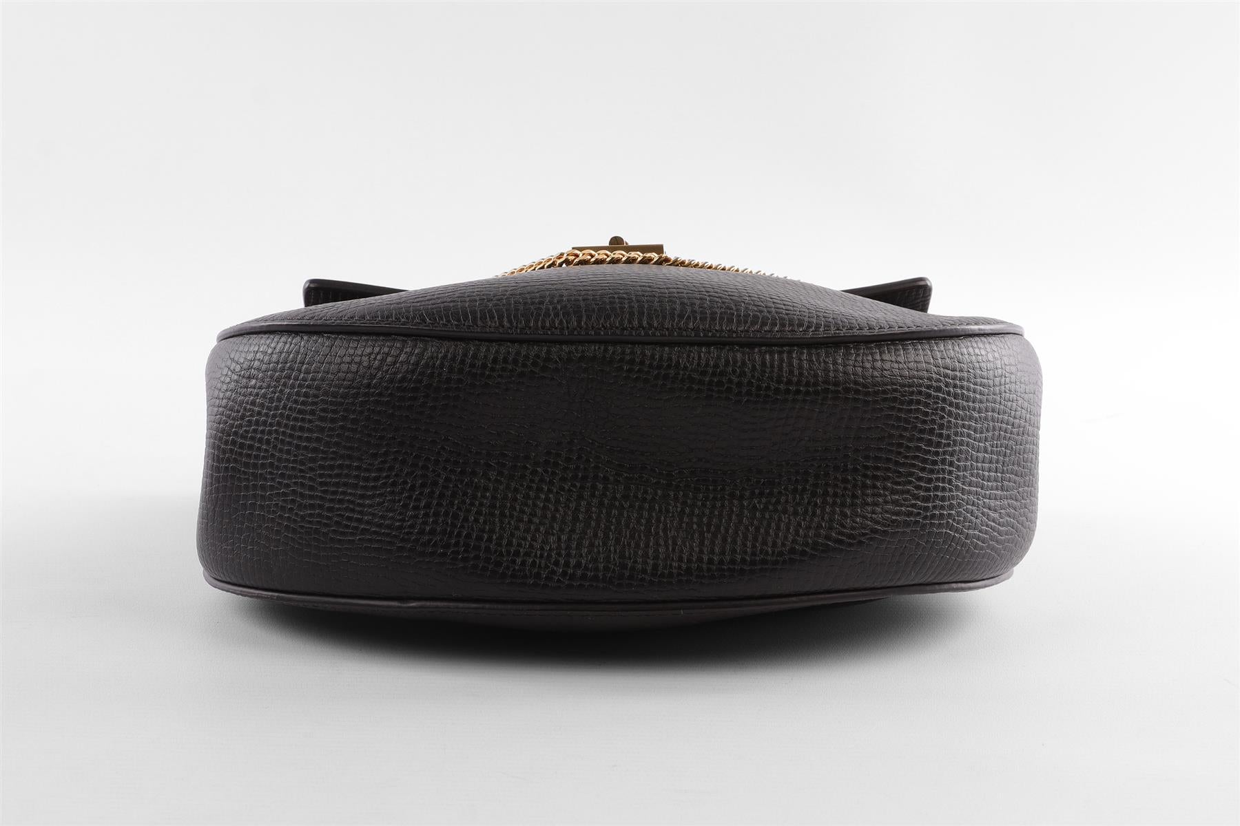 CHLOÉ BLACK DREW MEDIUM LEATHER SHOULDER BAG