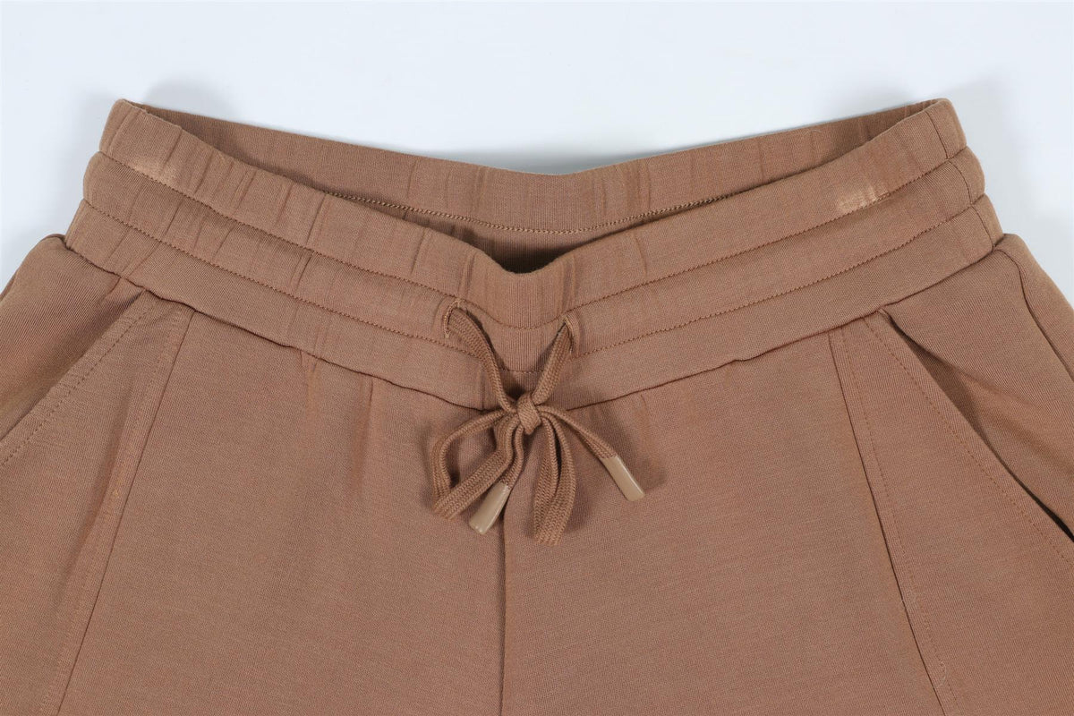 VARLEY BROWN JERSEY SHORTS MEDIUM