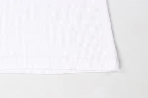 AGOLDE WHITE COTTON TOP LARGE