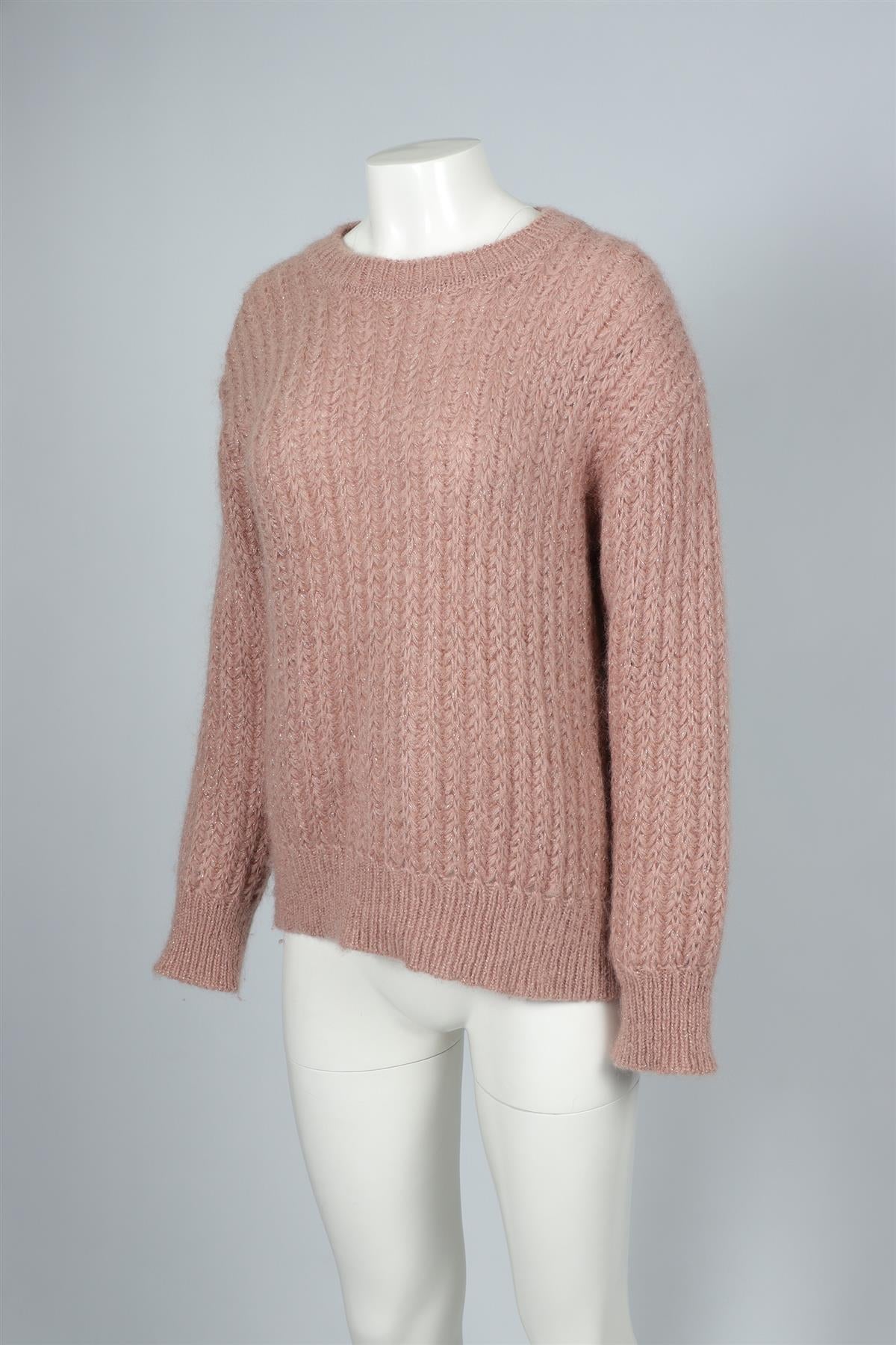 ALBERTA FERRETTI PINK WOOL SWEATER IT 40 UK 8