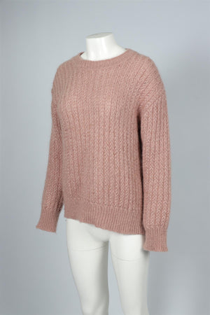 ALBERTA FERRETTI PINK WOOL SWEATER IT 40 UK 8