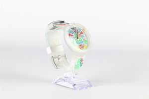 SWATCH MULTI DRAGON IN CLOUD SILICONE WATCH