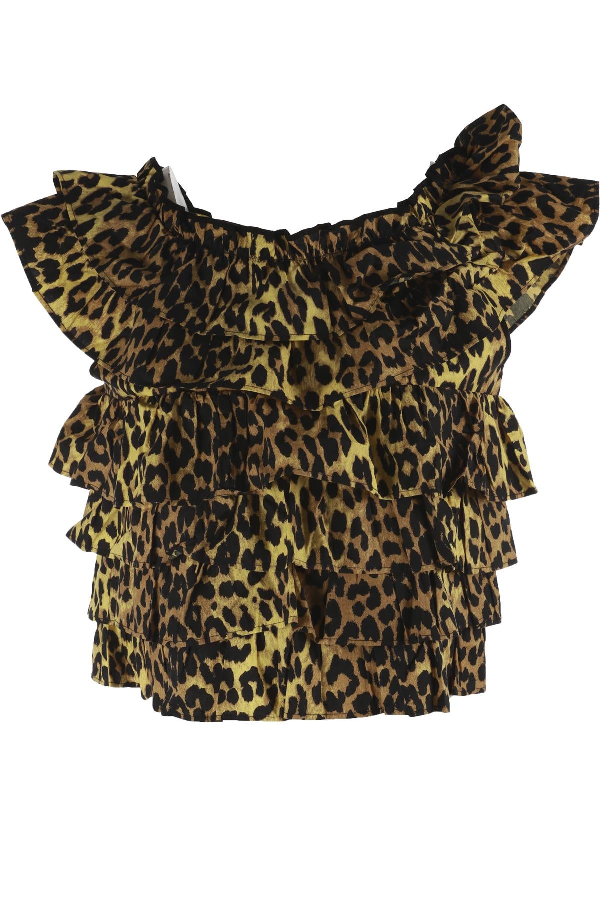 GANNI YELLOW COTTON TOP DE 34 UK 8