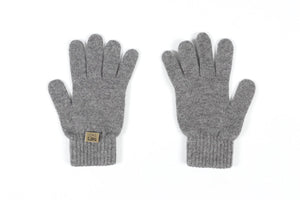 THAT'S A HAT GREY CASHMERE BLEND GLOVES XLARGE