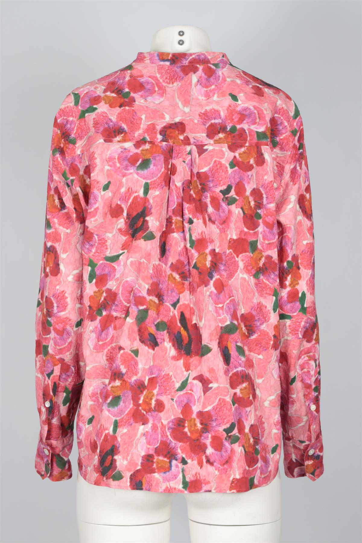 ISABEL MARANT PINK SILK TOP FR 42 UK 14