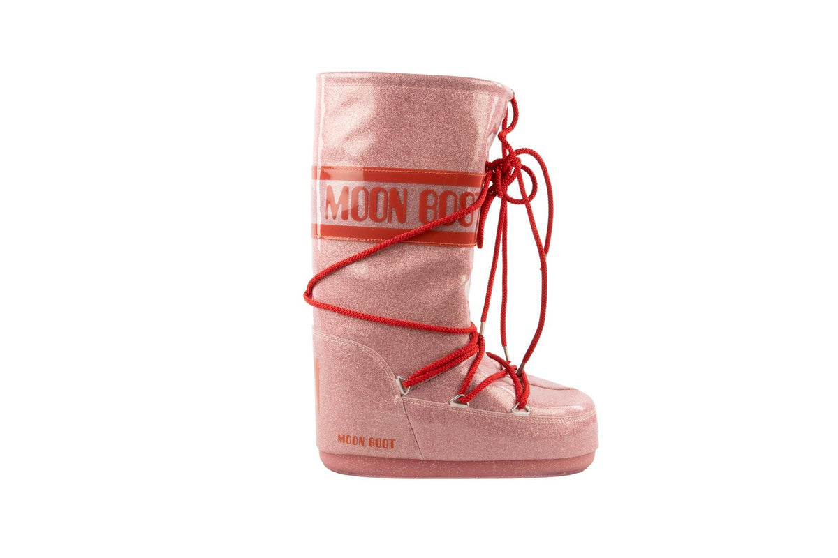 MOON BOOT PINK SHELL BOOTS EU 39-41 UK 6-8 US 9-11
